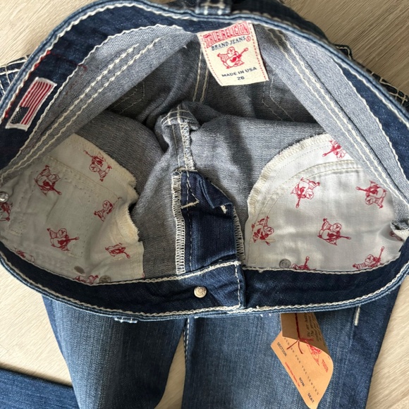 TRUE RELIGION Women’s Billy General Lee Rosewood Jeans Size 26 NWT - Picture 12 of 16